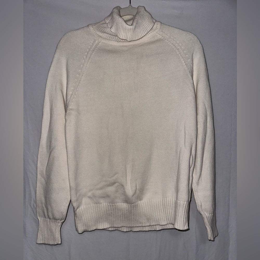 JEANNE PIERRE Cream Crewneck Sweater